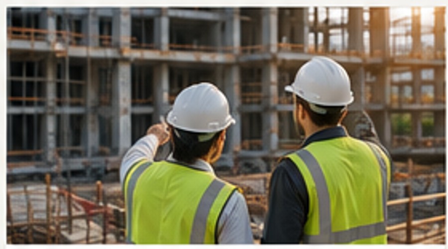 Construction management on site